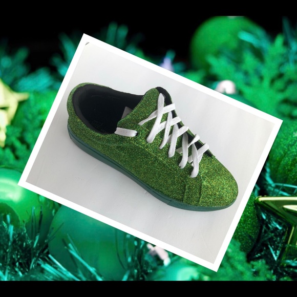 custom glitter sneakers